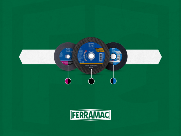 O que significam as cores dos discos PFERD? Guia oficial para escolher o disco certo