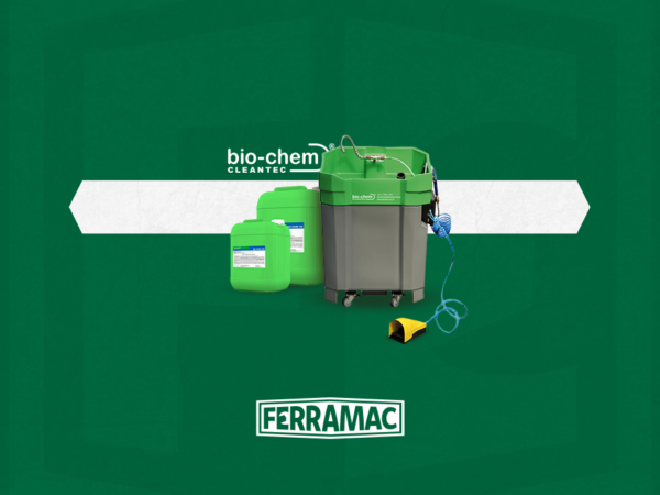 Bio-Chem chegou na Ferramac: conheça a nova linha para limpeza industrial
