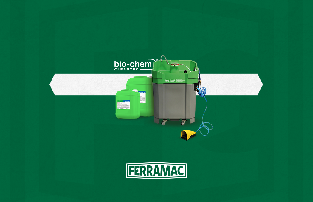 Bio-Chem chegou na Ferramac: conheça a nova linha para limpeza industrial
