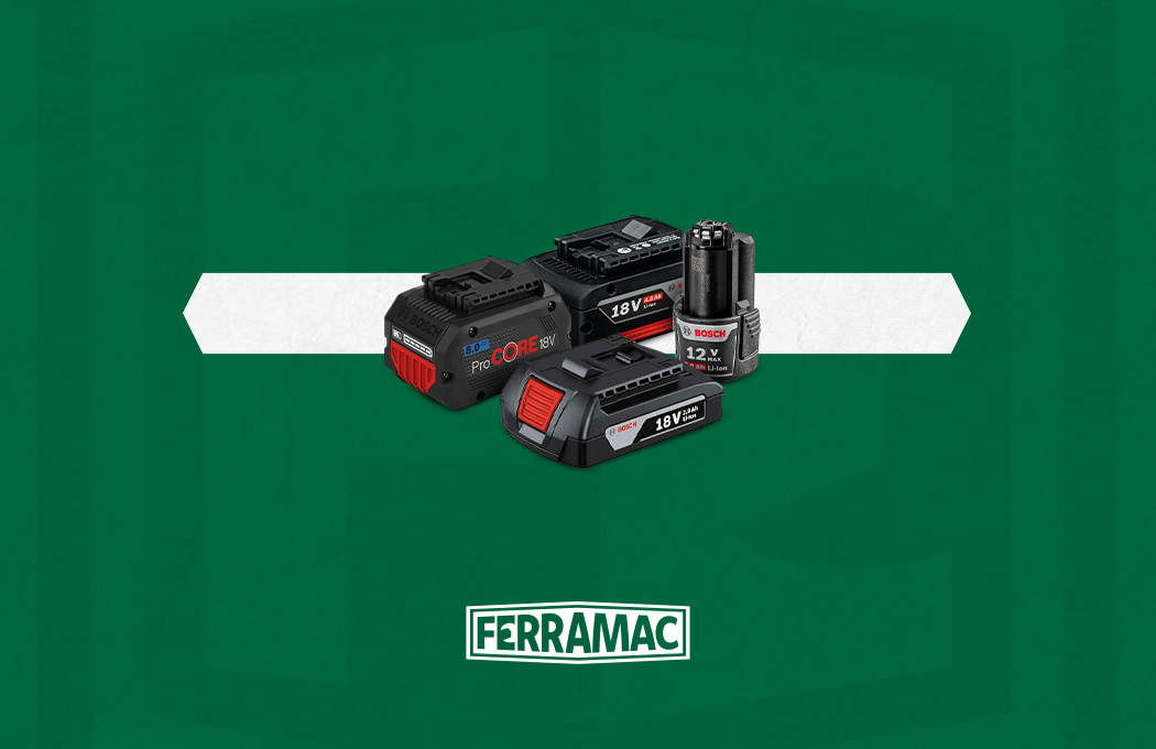 Baterias Bosch GBA e ProCORE: entenda as diferenças entre 12V e 18V